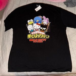 NWT HELLO KITTY AND FRIENDS SUPER HERO XL COLLECTOR TEE.